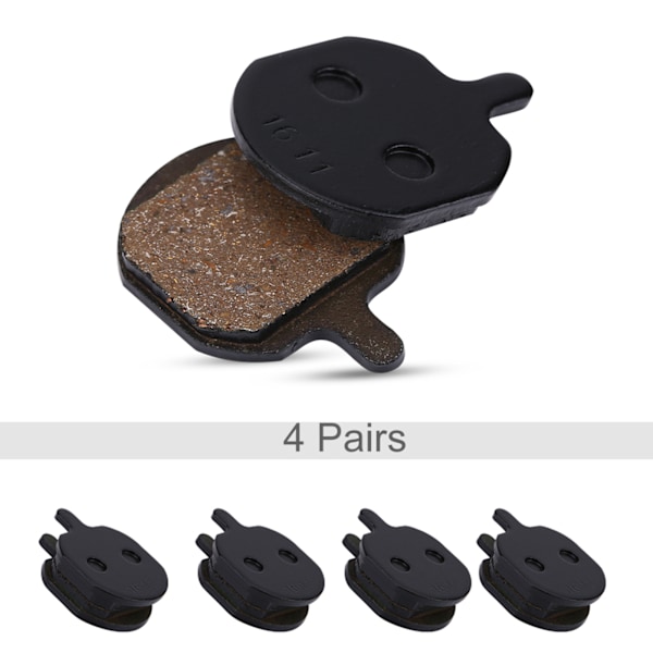 4 par Mountainbike metalliska skivbromsbelägg för Hayes Sole MX2/3/4/5 CX5 GX-C GX2