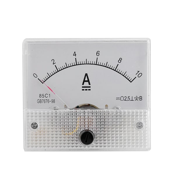 DC 0-10A DC Analog 85C1 Strømmåler Spænding 2,5 Nøjagtighed Spænding Analog Voltmeter Panel