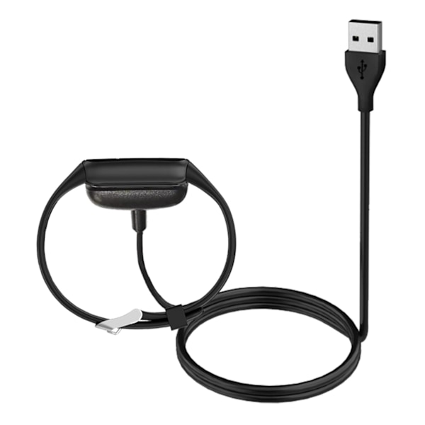Magnetisk USB-ladekabel kompatibel med Fitbit Luxe armbåndslader datakabel 100CM stropplader kompatibel med Fitbit Luxe Smart Watch