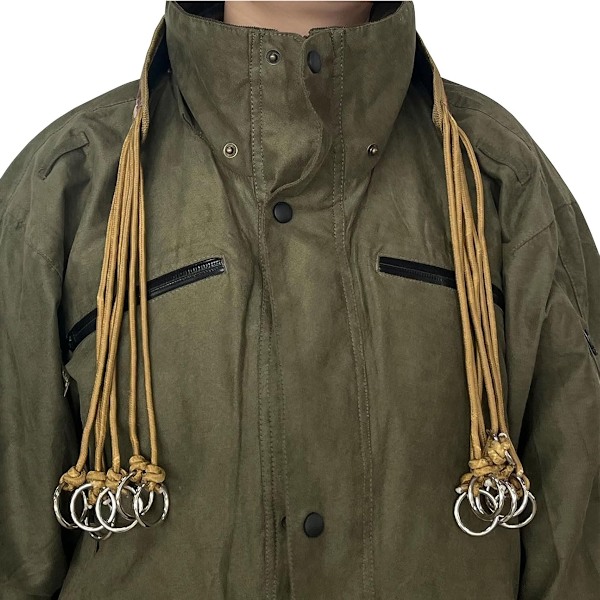 Mångsidig jaktväska, kraftiga paracord rostfria stålringar för vattenfågeljakt, lätt men hållbar ankhalsbandshållare