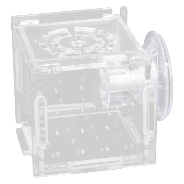 Fisk Isolationsboks Akryl Fiskeopdrætsboks Akvarium Rugeri til Babyfisk RejerEnkelt Mini Boks 6x6x6