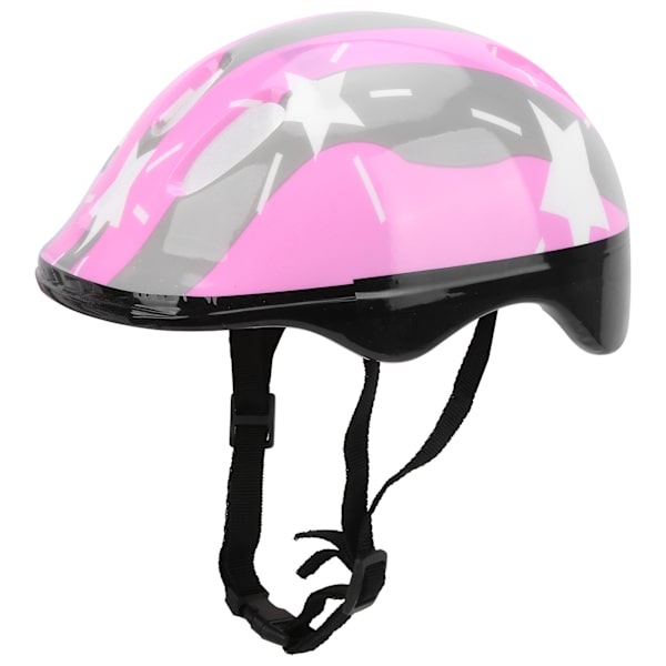 Børnerulleskøjteløbehjelm Justerbar Børneskateboard Sportsbeskyttelse (Pink)