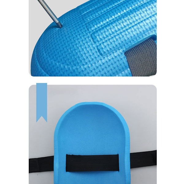 Knäskydd, breda användningsområden med bekväm passform, halkfri texturerad design för kvinnor och män, idealiska för trädgårdsarbete, städning, yoga (blå)