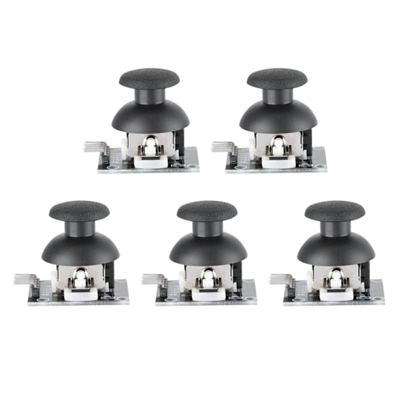 5 st Dual-axis joystickmodul för PS2-spelkontroll, spelkontrollspakskontrollsensor för Arduino