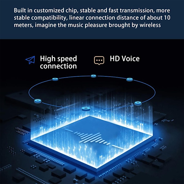 Bärbar Subwooferhögtalare, Stark Bluetooth 5.0-signal för Sömlös Anslutning, 360° Stereoljud för Verklig Surroundupplevelse, Brusreducering