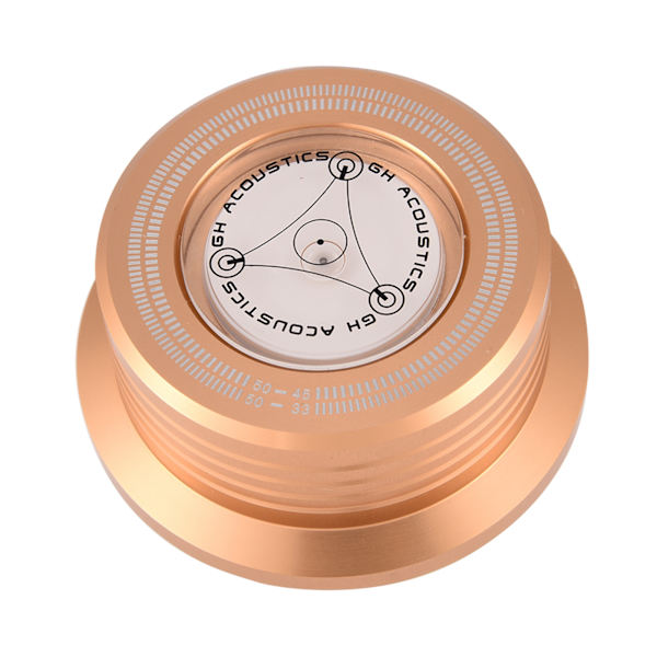 50Hz platespillerplate-stabilisator med klemme og boblevater for LP-platespiller