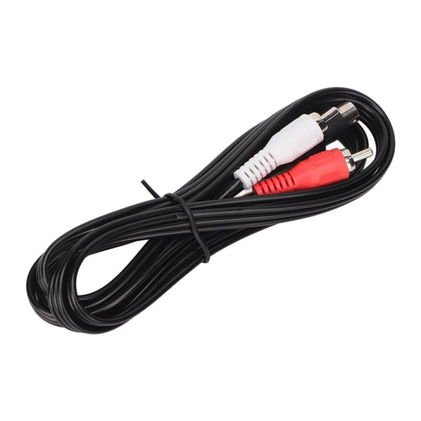 MINI DIN 4PIN til 3RCA-kabel Profesjonell 4-pin Mini Din S-video til 3 RCA-kabel for DVD TV HDTV VCR CD-spiller 4,9 fot