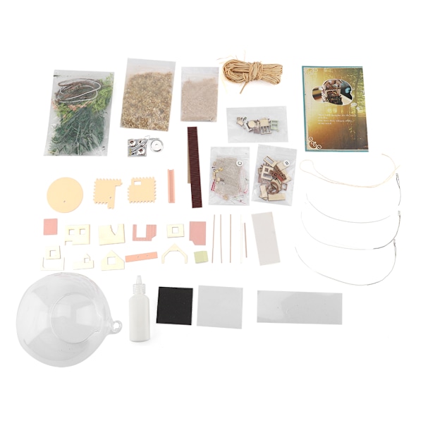 DIY Dockhus Sött Dockhus Miniatyr Handgjord Dockhus Kit Perfekt DIY Present