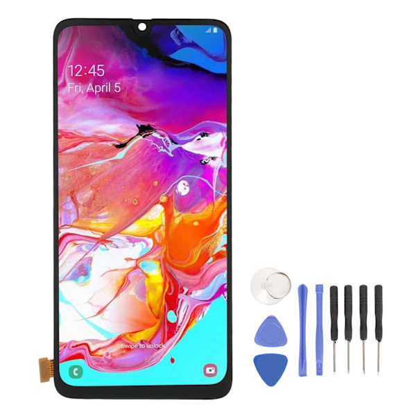 6,7-tums LCD-skärm reparationskit skärmdisplay ersättningskit för Samsung Galaxy A705 A705F A705FN