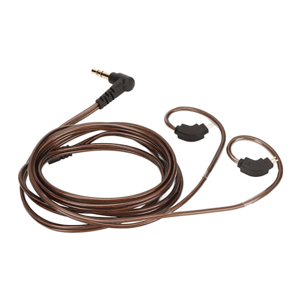 Oppgraderingskabel for øretelefoner 2-pin 0,78 mm kontakt 3,5 mm plugg erstatningskabel for ørepropper AS10 AS06 AS10 ZST ZS3AS10 AS06