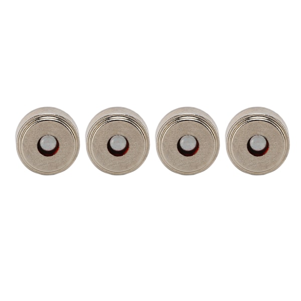 Rostfria Stålpärlor, 6 mm Storlek, Metall Mellanläggspärlor För DIY-projekt, 4 st, Imponerande Korrosionsbeständighet, Estetisk Design, Perfekt För Smycken
