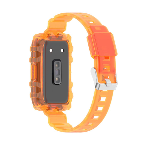 Transparent armbånd kompatibel med Huawei Bracelet 6 Honor Band 6 Smart Armbånd Udskiftning Blød TPU Rem