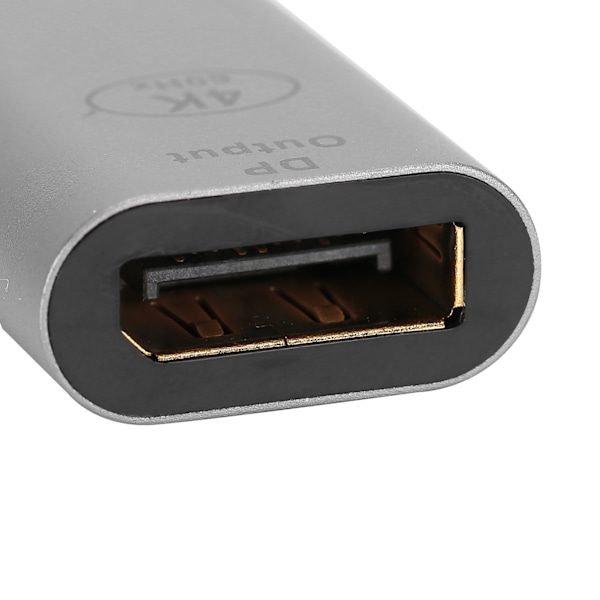 Typ C Hona till DP Hane Adapter Mini Videokonverterare 4K 60Hz för Windows Android