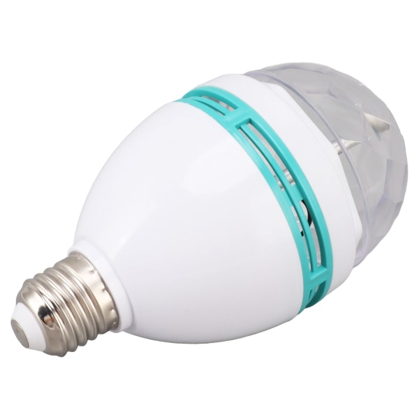Dansande glödlampa E26 bas RGB automatisk växling säker stabil ABS PC