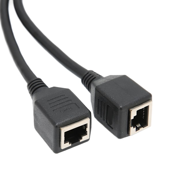 RJ45 Ethernet -sovitinkaapelin jatke 1-2 porttiin Erinomainen yhteydensiirto Hyvä signaali Ethernet-pistorasia-sovitin