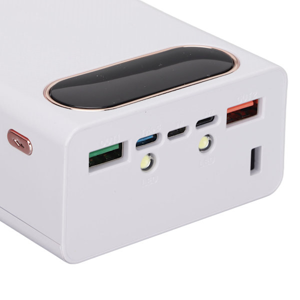 22,5W hurtiglading Power Bank-etuisett, avtakbart LCD-deksel, 20x18650 batteriboks, Power Bank-deksel