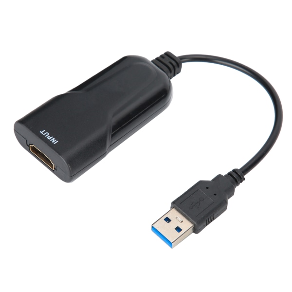 Ljud- och videoinspelningskort HDMI till USB-videoinspelningsadapterbox 1080P för Windows