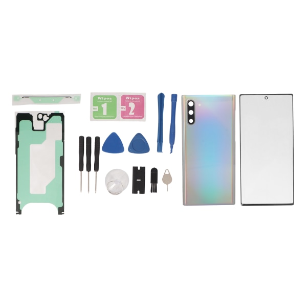 Replacement Back Glass Cover Front Screen Glass Repair Kits for Samsung Galaxy Note 10