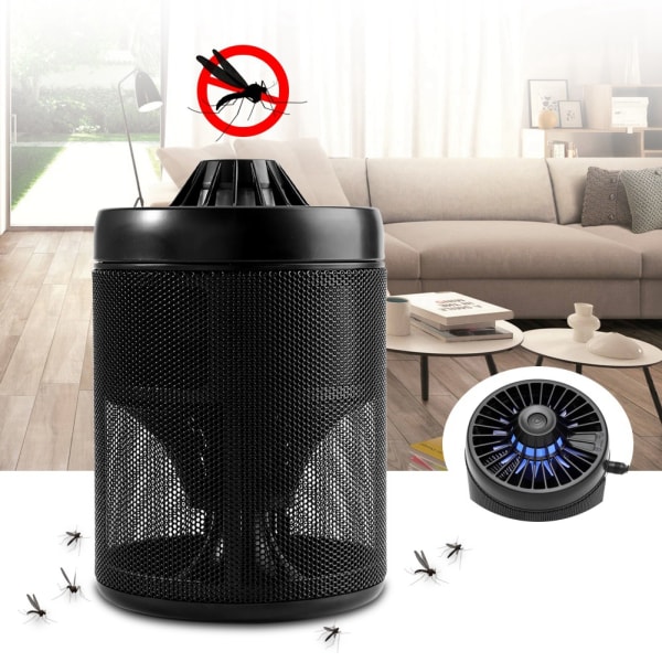 Liten bärbar elektrisk USB-driven giftfri LED-insektslampa