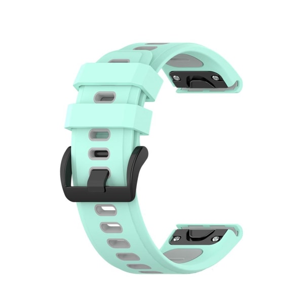 Ersättningsarmband kompatibelt med Garmin Fenix 7X/Fenix 6X GPS/Fenix 6X PRO Watch Silikonarmband 26mm Snabbfrigörande Armband med Verktyg