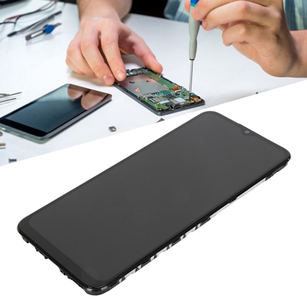 6.5 tuuman LCD-näytön digitointi korvaava näyttö kehyksellä korjaustyökaluilla Samsung Galaxy A02s SMA025U A025U A025A A025V A025G