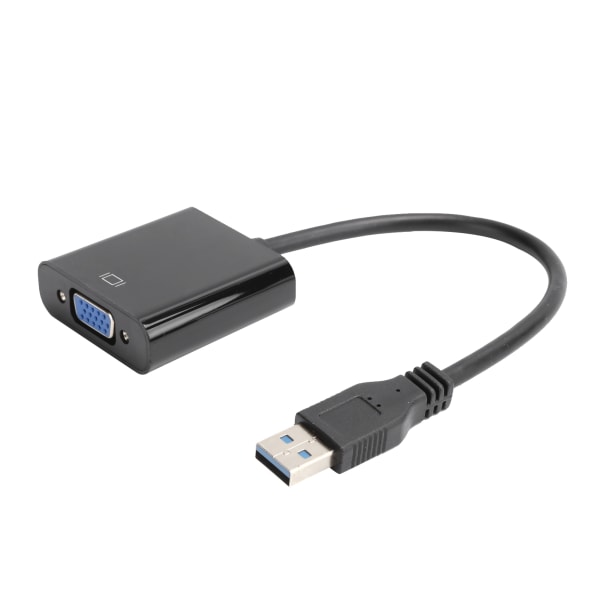 USB 3.0 till VGA-adapterkabel 1920x1080 Ljud- och videokonverter 5,0 Gbps för Windows 7/8/10