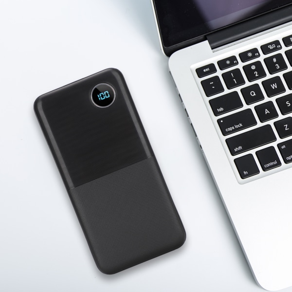 Mobil Power 10000mAh Powerbank TypE C-gränssnitt med digital display Snabbladdning