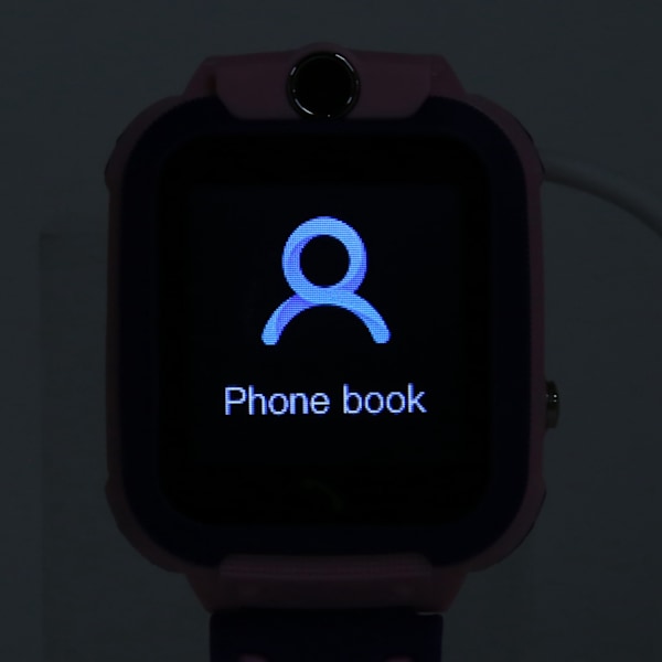 Barn SOS Telefonklocka Använd SIM-kort IP67 Vattentät Barn Flicka Pojke Present Rosa