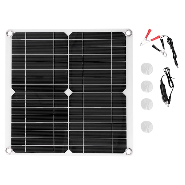 Flexibla Monokristallina Solpaneler För Utomhusaktiviteter, Ip65 Vattentät Solladdare Med Portabelt Vikbart Solcellskit, 40W 18V Hög Effektivitet
