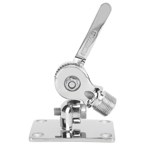 Marine Grade VHF Antenne Base Mount 93 X 64mm Rustfrit Stål Justerbar Mount Base Bracket Til Båd Yacht