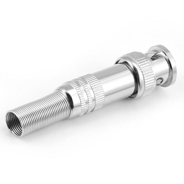 10 st Fjäderände BNC Hane Kontakt Adapter Skruvtyp för Koaxial RG59 CCTV Kamera