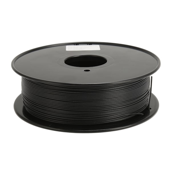 Kulfiber Filament 1,75 mm PLA-rulle 1 kg Spolestørrelse Nøjagtighedsfejl 0,03 mm Udskrivning Mat Filament til 3D-printere Sort