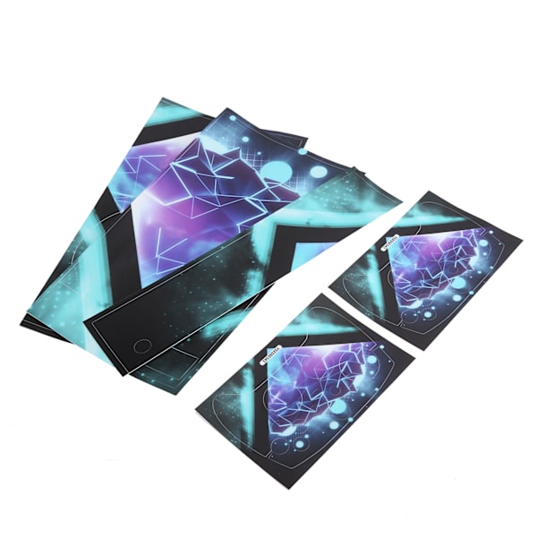 Geometrisk figur mønster klistremerke beskyttende hud klistremerke for Xbox Series S kontroller og konsoll