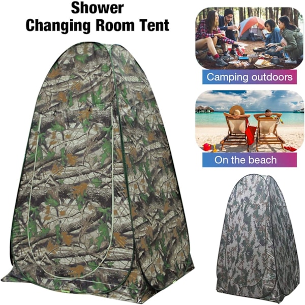 Privat Tält, Ståltrådskonstruktion Pop Up Toalett För Camping, Omklädningsrum Med Hög Sekretess, Rymlig Interiör Vattentätt Tyg