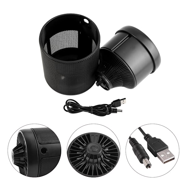Liten bärbar elektrisk USB-driven giftfri LED-insektslampa