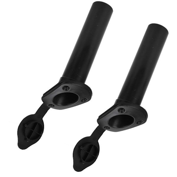 2 stk. Flush Mount Fiskebåt Stangbrakett Med Lokkdeksel 44mm Universal Passform for Kajakk Kano Holdere