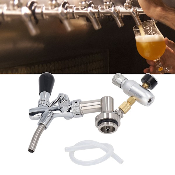 Bryggarens Val: Kegkoppling i Rostfritt Stål, Optimerad För D-System Kegpump, Säkerställer Smidig Sankey Keg Tappning