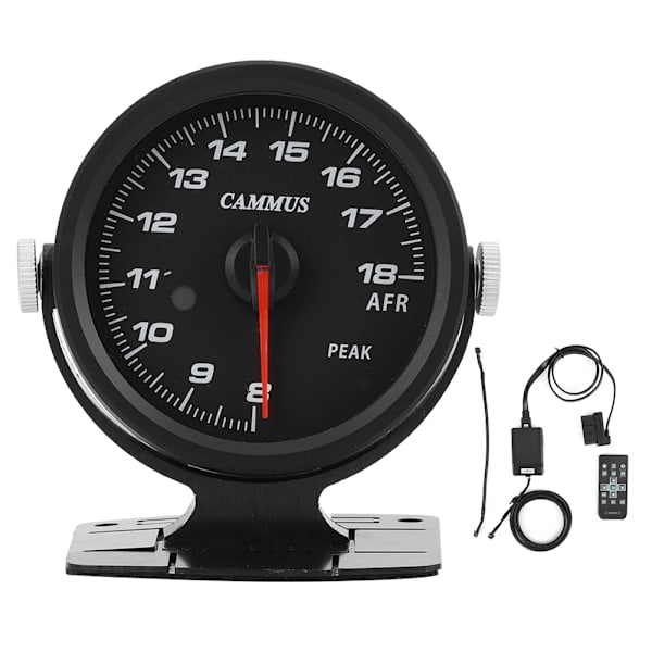 Cammus Racing Luftbränsleförhållande Mätare 60mm Tonade 17 Färg OBD2 Mätare Enfunktion