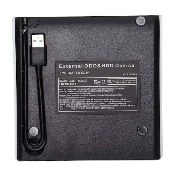 Optisk enhet extern USB3.0 hastighet stabil 5Gb/s Plug Play bra kompatibilitet DVD-enhet