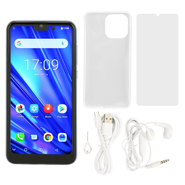 IP14 Pro -älypuhelin 6,1 tuuman 4 Gt RAM 32 Gt ROM Ultrathin kasvojentunnistus Dual Card Dual Standby -matkapuhelin Android 10.1:lle