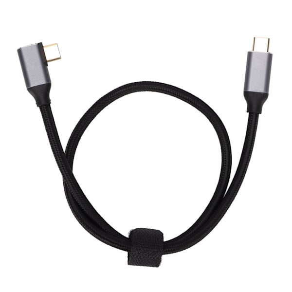 100W 4K rätvinklig 5A typ C PD-kabel för Xiaomi-telefon 90 graders 3.1 typ C-förlängningssladd