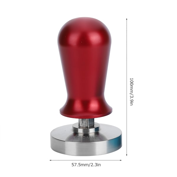 Innovativ Espresso Tamper för Kaffeälskare, Manuell Kaffebönpress med Fjäderassisterad Funktion, Rostfritt Stålkonstruktion för Säkerhet,