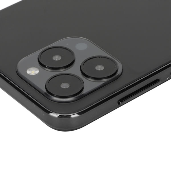 I14 Pro Max Telefon 6,1 tommer til Android 11 Låst Mobiltelefon 4GB 32GB 6800mAh 1440x3200 Front 8MP Bag 16MP 100‑240V Sort