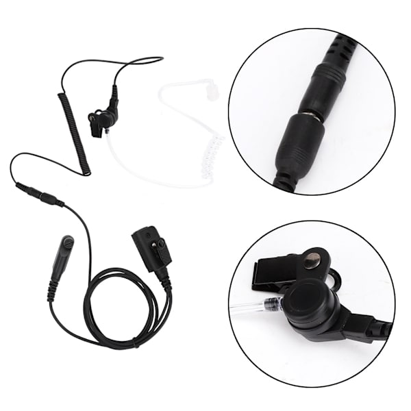 Zerama Walkie Talkie -ilman akustinen putki kuulokkeet HYT Hytera PD600 PD602 PD605 radiolle