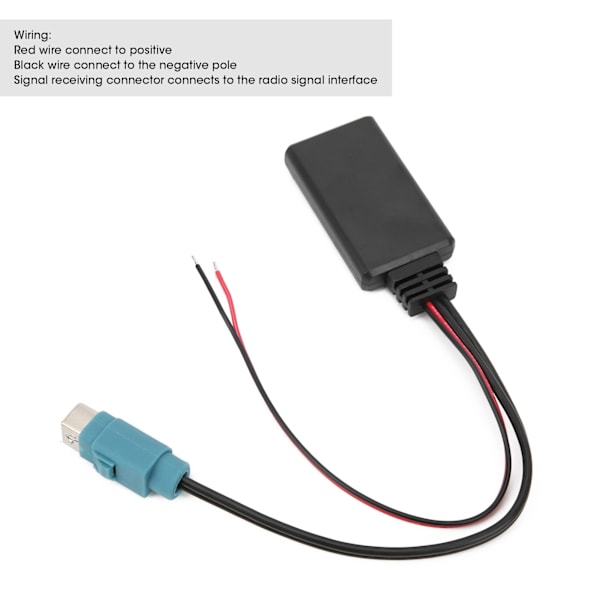 Auton Bluetooth-moduuli AUXIN-kaapeli Langaton ääniadapteri Vaihto Alpine IDAX001 IVA205R