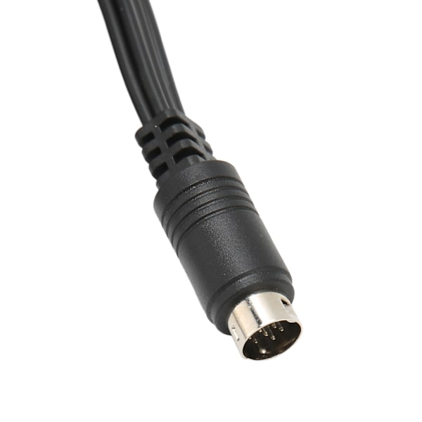 Mini DIN til 6 RCA-kabel 9-pin Klar Signal Stabil Lyd Video Komposittkabel for Digitalt Videokamera TV AV-mottaker