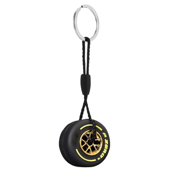 Small soft rubber tyre keychain, key chain accessory