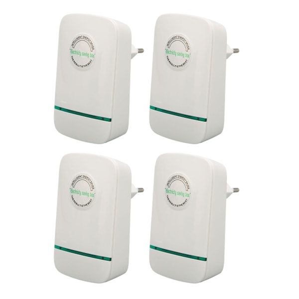 4PCS Power Saver Intelligent Flame Retardant Low Consumption Electricity Saving Box för Hem 90‑240V EU Plug