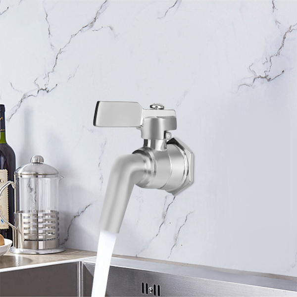 Rostfritt stål justerbar ölkran kran tapp för hembryggning fat vin dryck dispenser