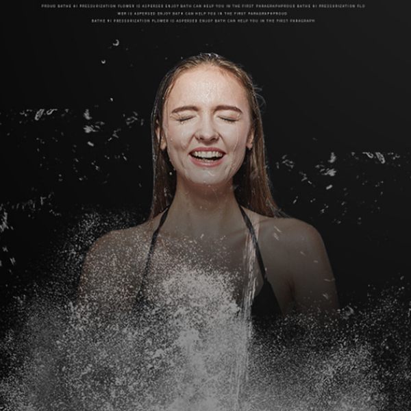 Duschhuvud 300 Hål Vattenbesparande Högtryck Handhållen Rektangulär Badrum Duschtillbehör Duschhuvud